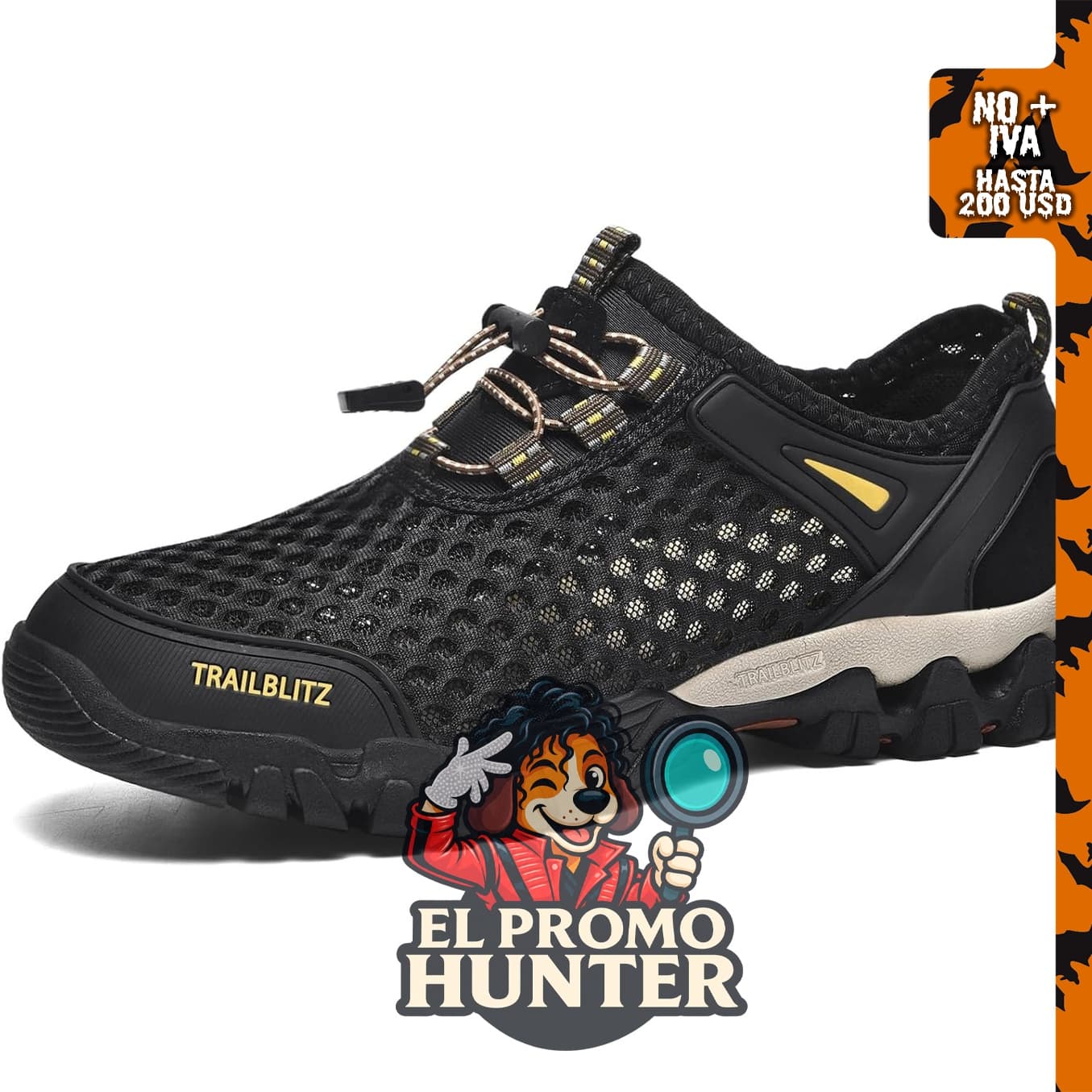 Zapatos de agua para hombre, adecuados para senderismo, pesca y actividades en barco.