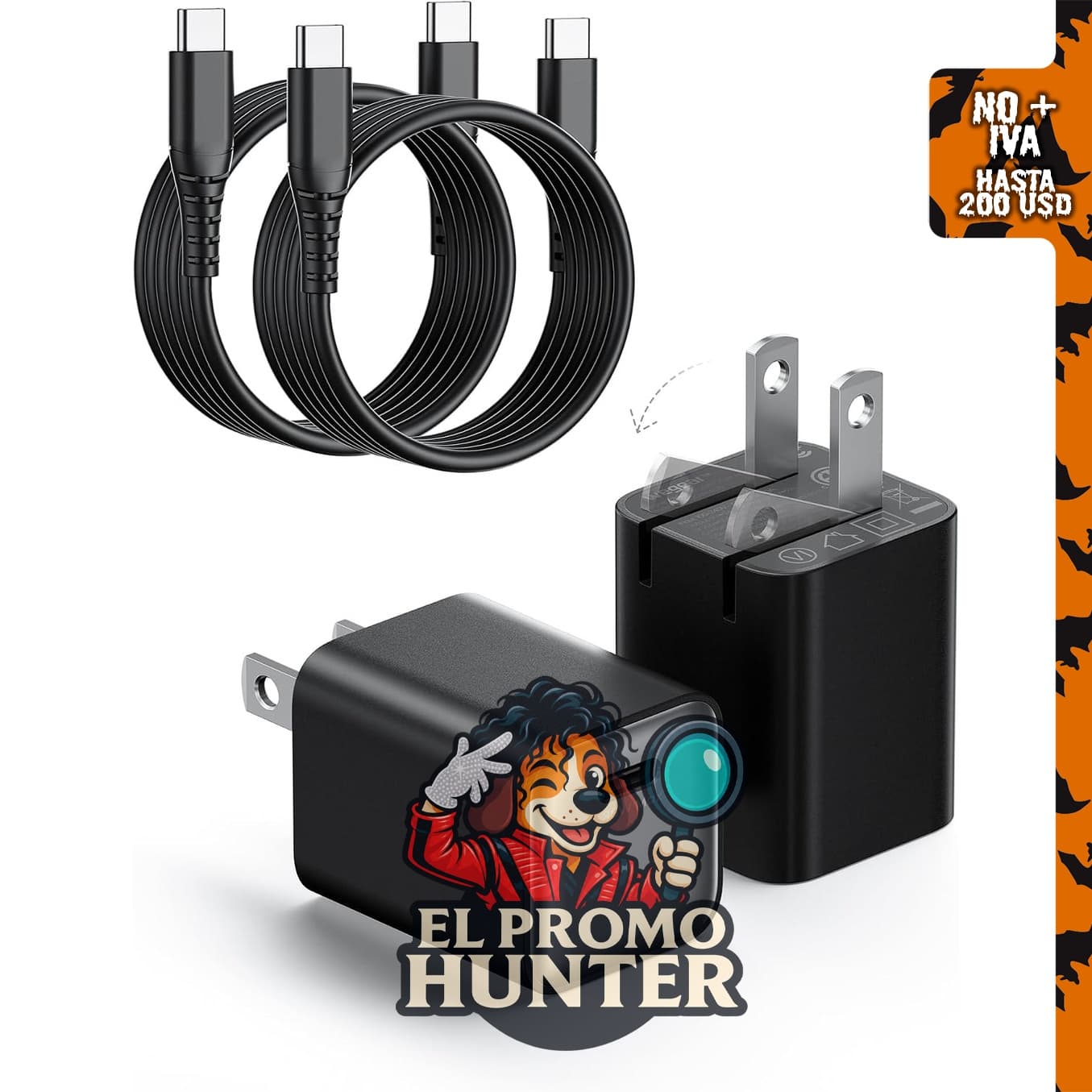 Cargador de pared compacto de 30 W, adaptador de corriente USB C con tecnología GaN III y carga rápida.