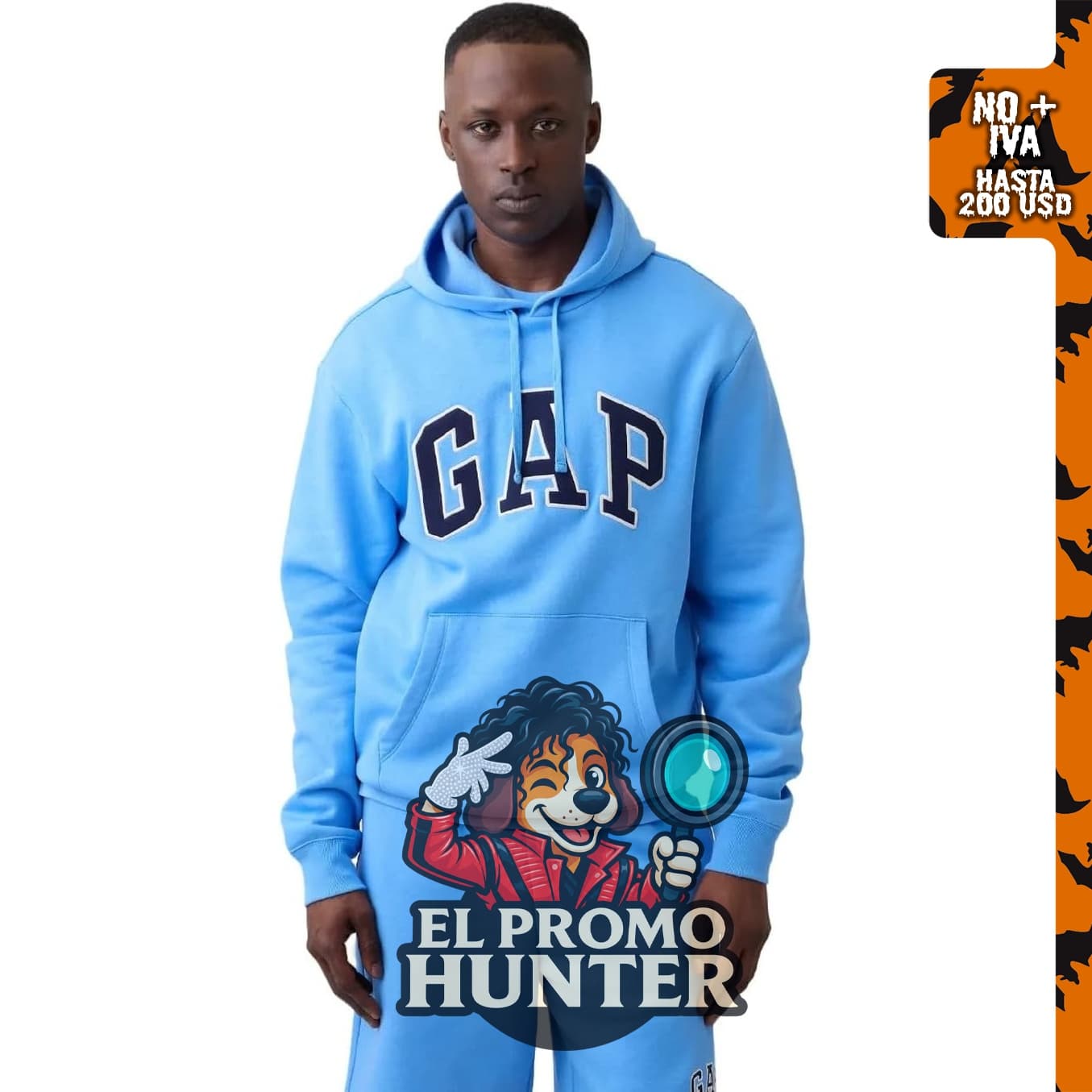 Sudadera con capucha GAP Men's Heritage Logo.