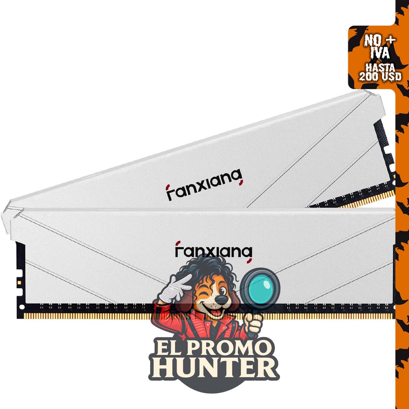 fanxiang Memoria RAM DDR4 32 GB (2 x 16 GB) 3200 MHz para computadoras de escritorio, compatible con plataformas AMD e Intel.