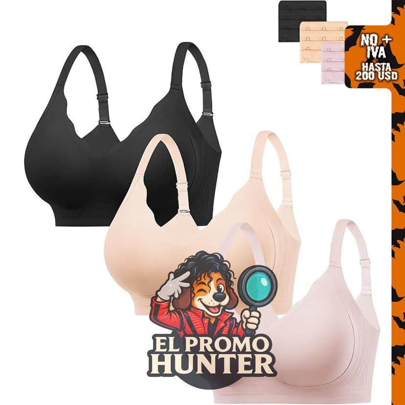 HBselect Sujetadores de gelatina para mujer, sin costuras, push up.