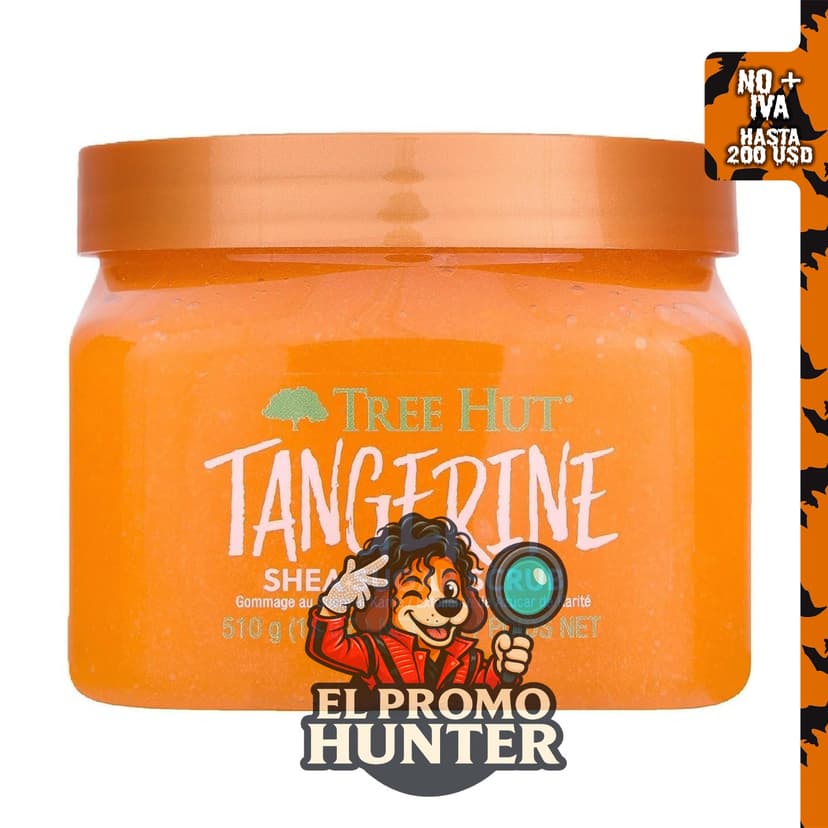 Tree Hut Exfoliante corporal de mandarina, exfoliante de azúcar vegano.