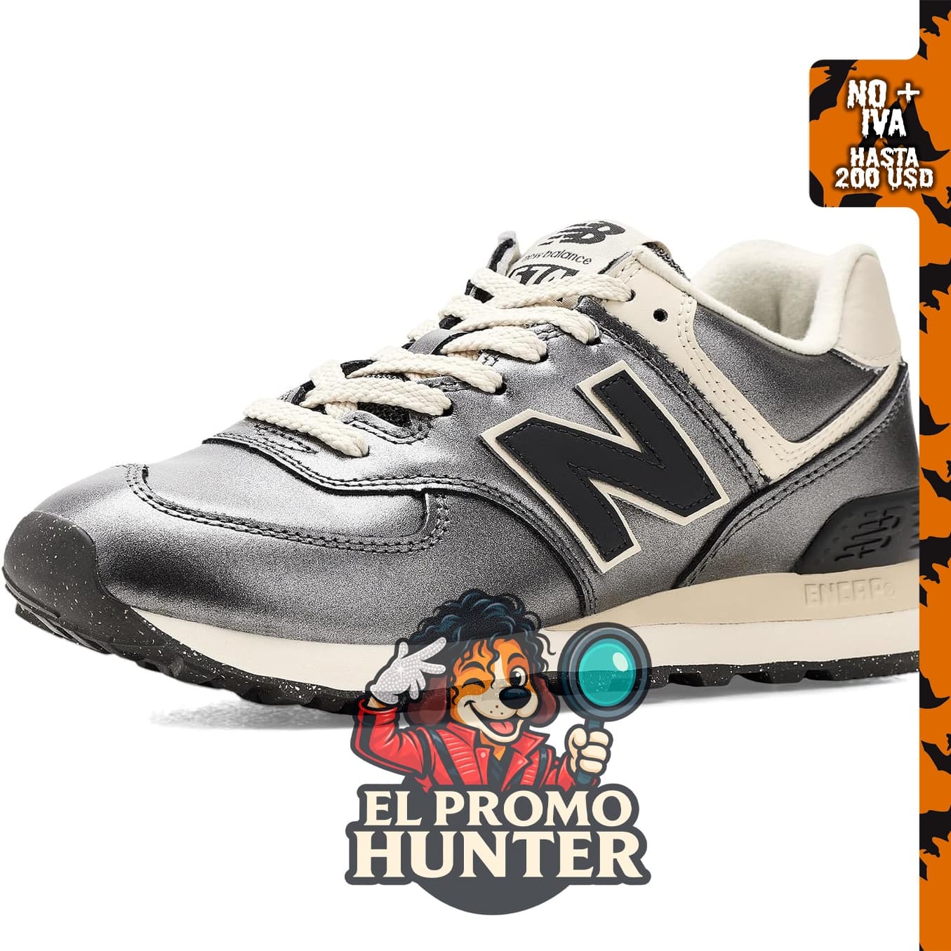 New Balance 574 para mujer, zapatos deportivos con diseño clásico.