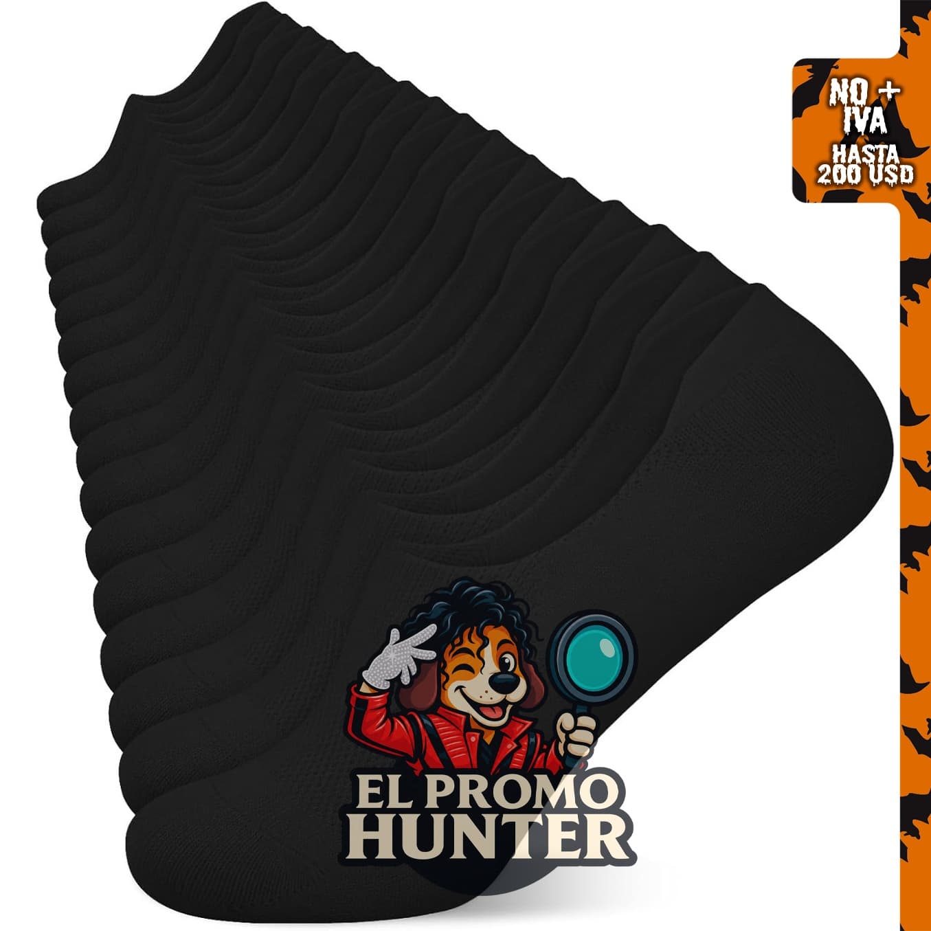 Wernies calcetines invisibles para mujer, 8 pares, antideslizantes y de corte bajo.