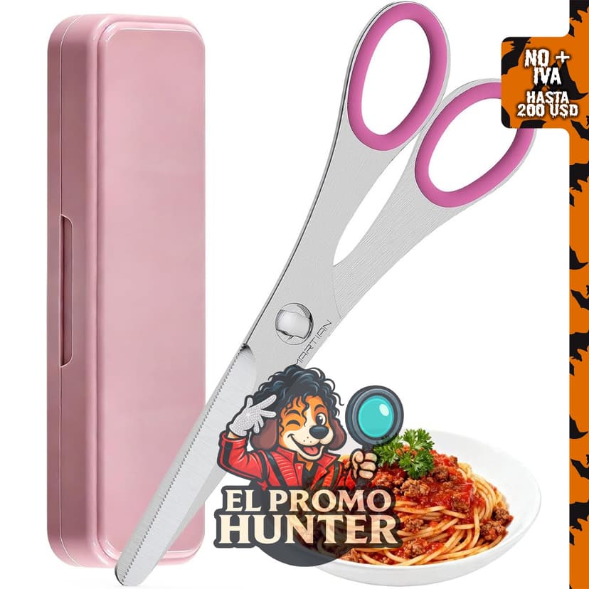 Tijeras de cocina de 15.24 cm para cortar alimentos y carne.