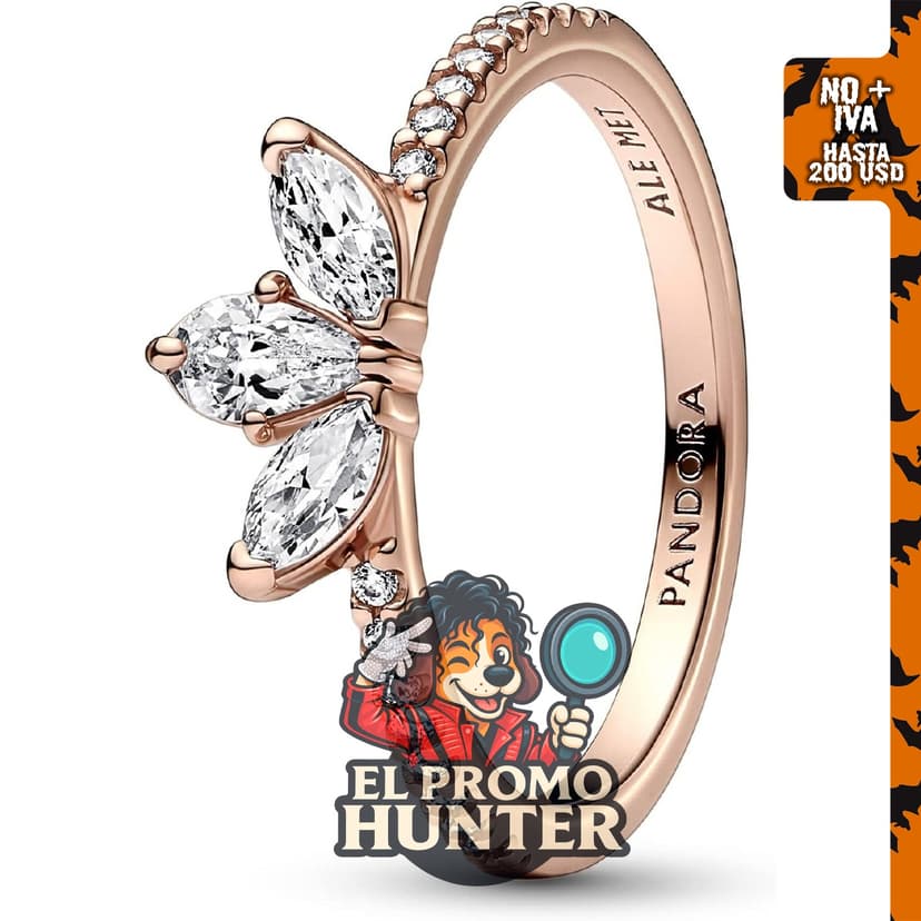 Anillo PANDORA Timeless 182392C01-54 de herbario.