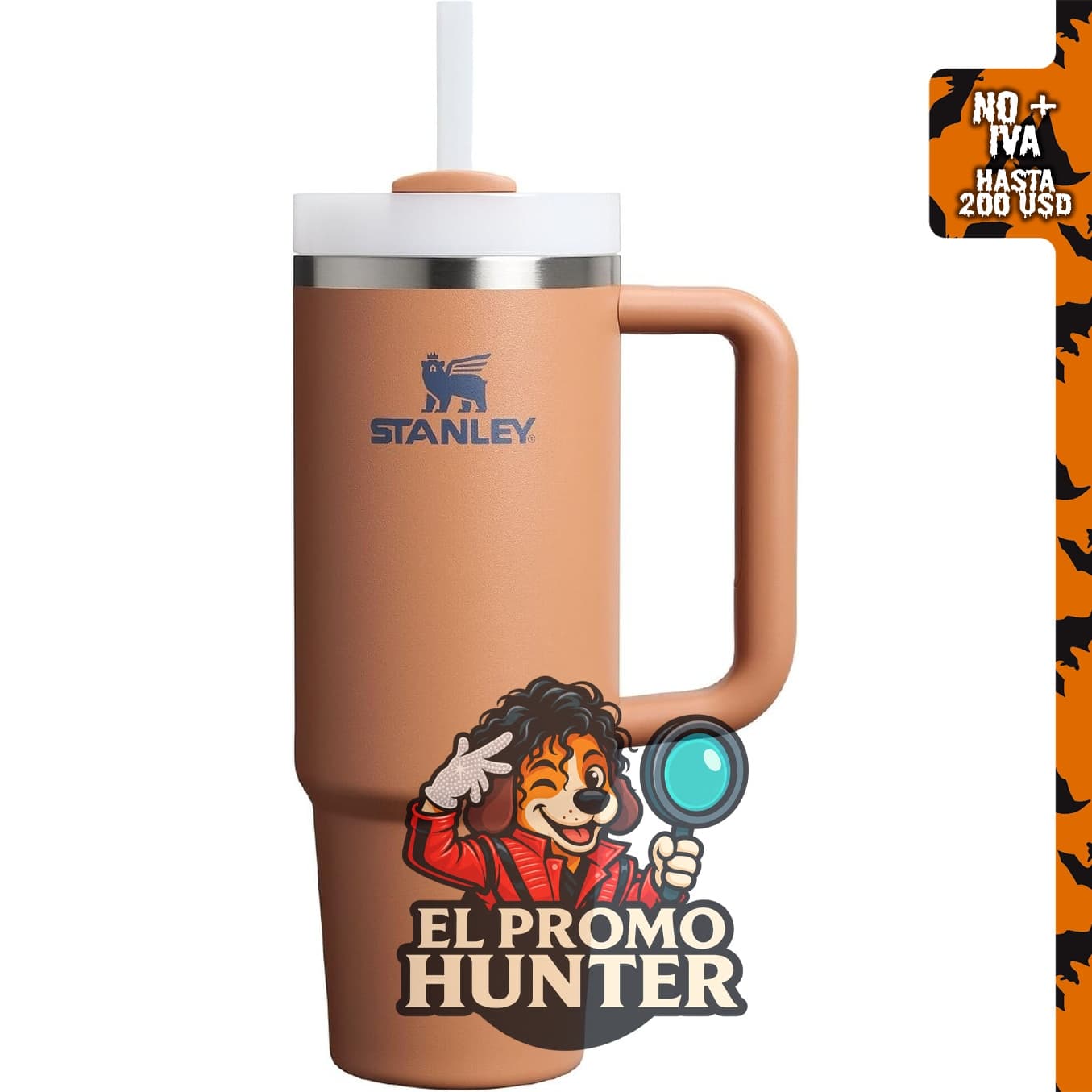STANLEY Quencher H2.0 Flow State - Vaso de 30 onzas (887 ml), color tostada.