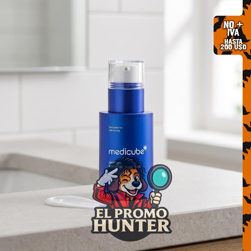 Medicube Exosome Shot Zero 2,000 PPM Spicule Facial Serum para poros y sebo.