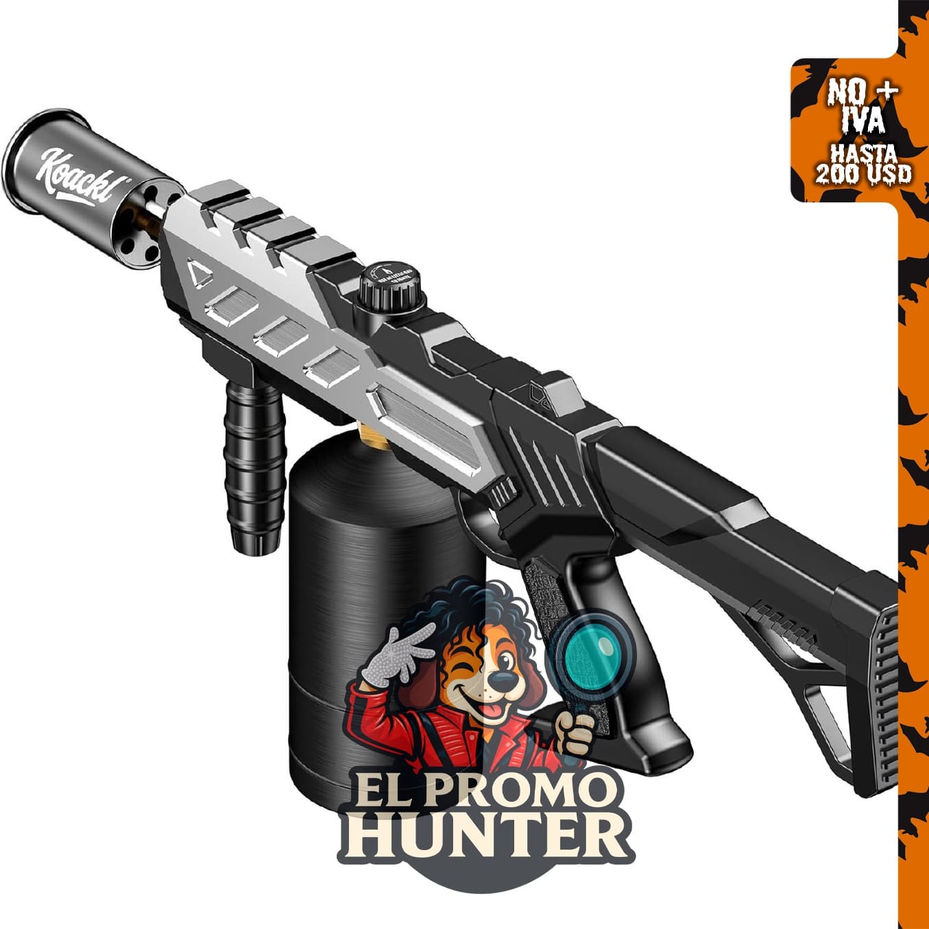 KOACKL Pistola de antorcha de propano, 25.8" (66 cm), con llama de hasta 2462 °F (1450 °C).