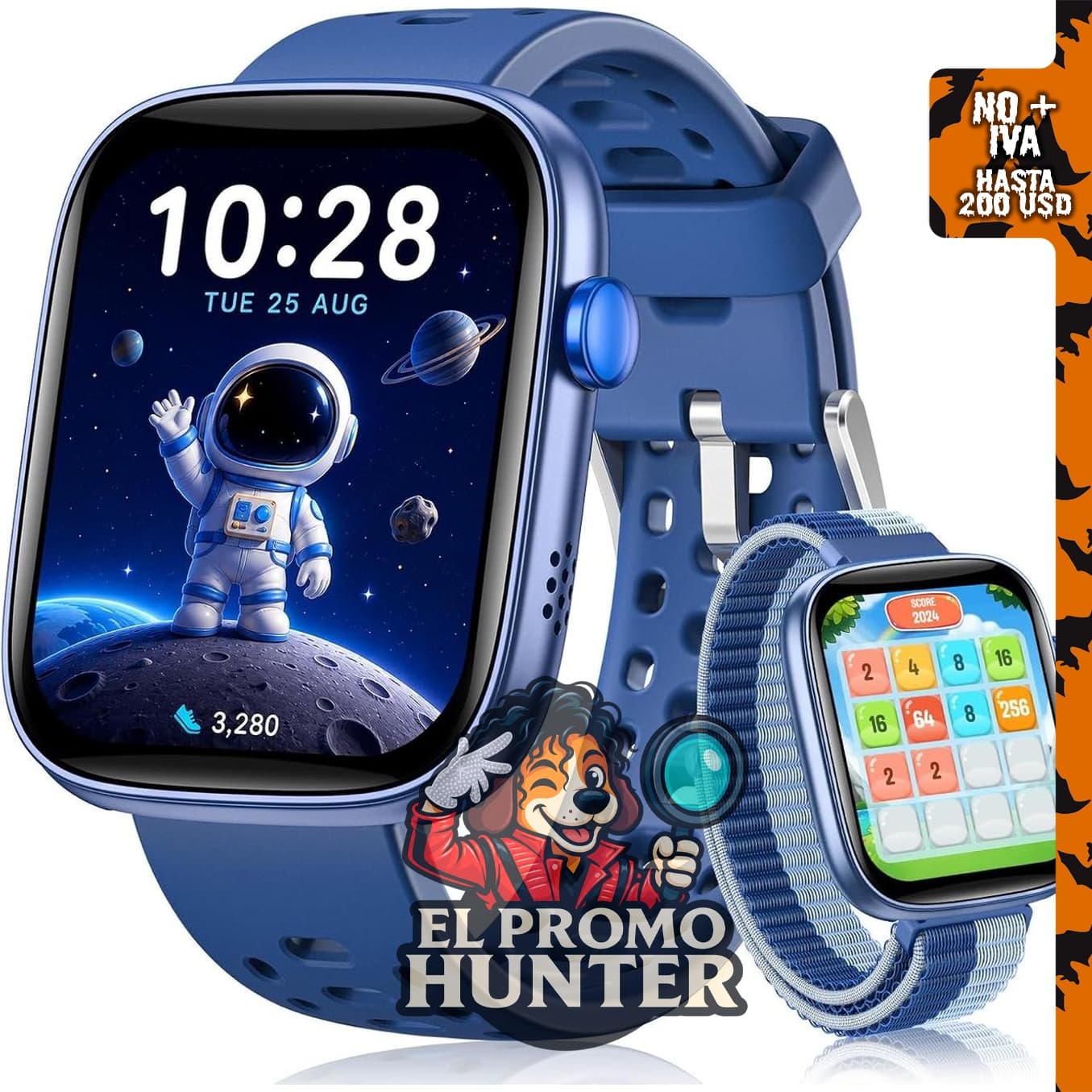 Reloj inteligente para niños, no requiere teléfono.