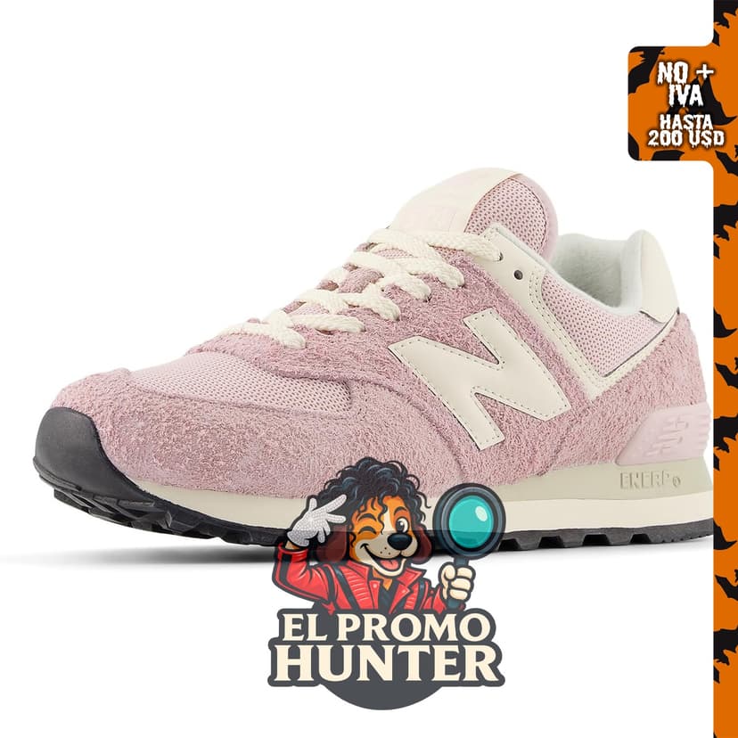 New Balance 574 para mujer, calzado deportivo con diseño clásico.