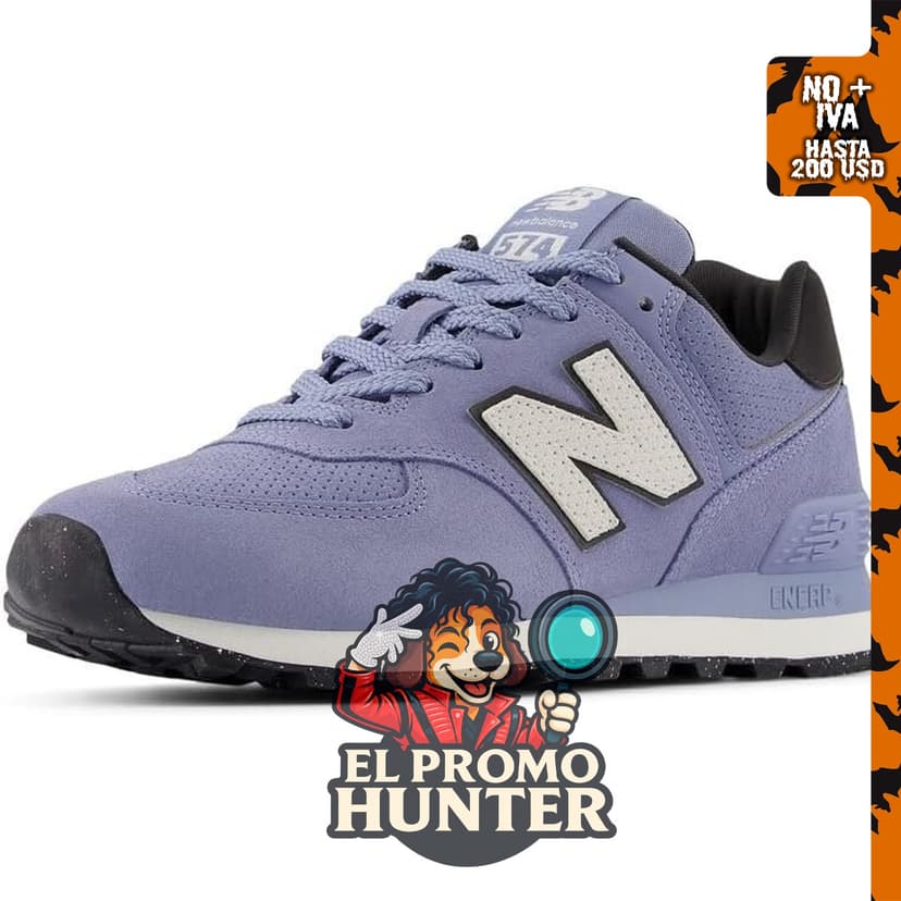 New Balance 574 para mujer, calzado deportivo con diseño clásico.