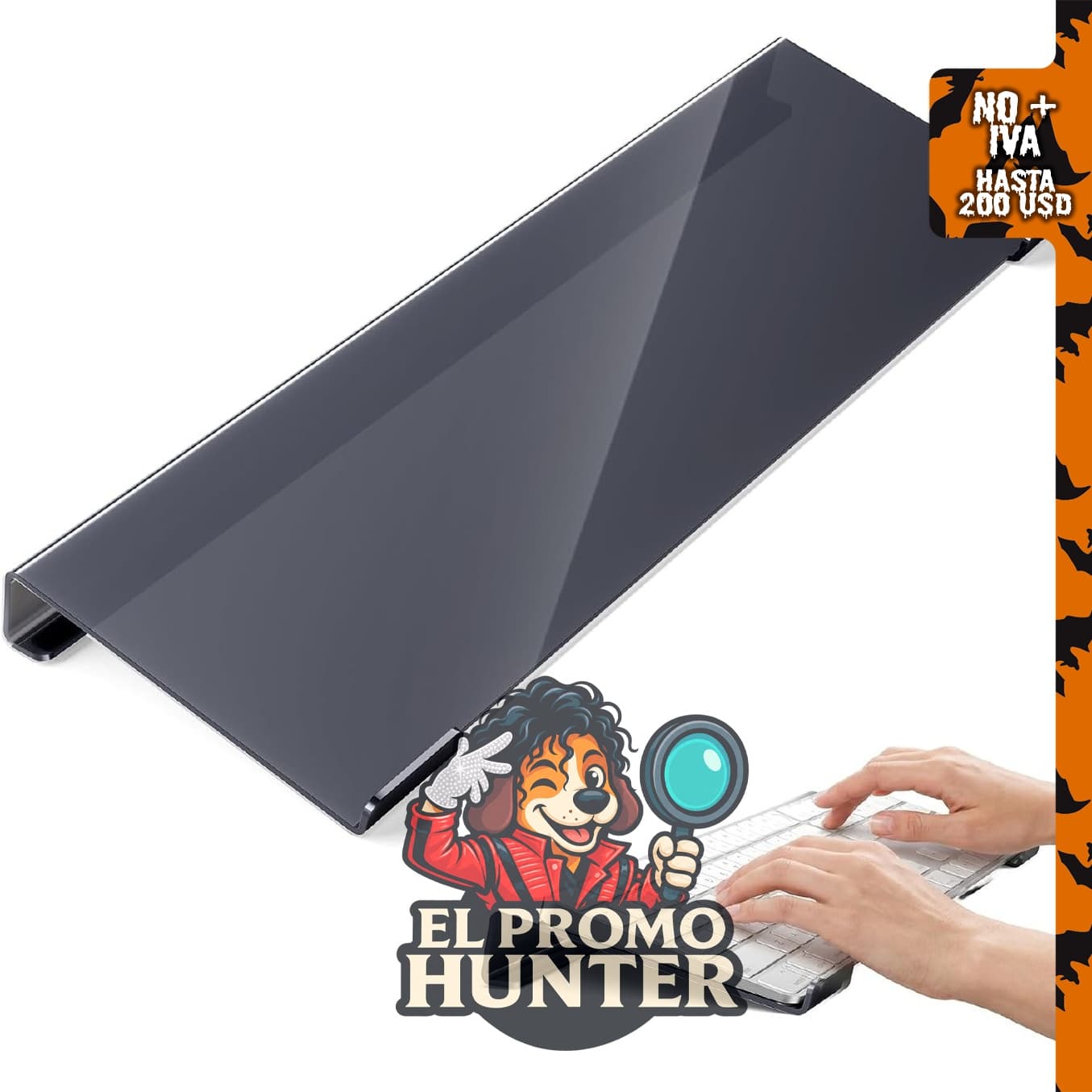 Vaydeer soporte de teclado para escritorio, elevador de teclado.