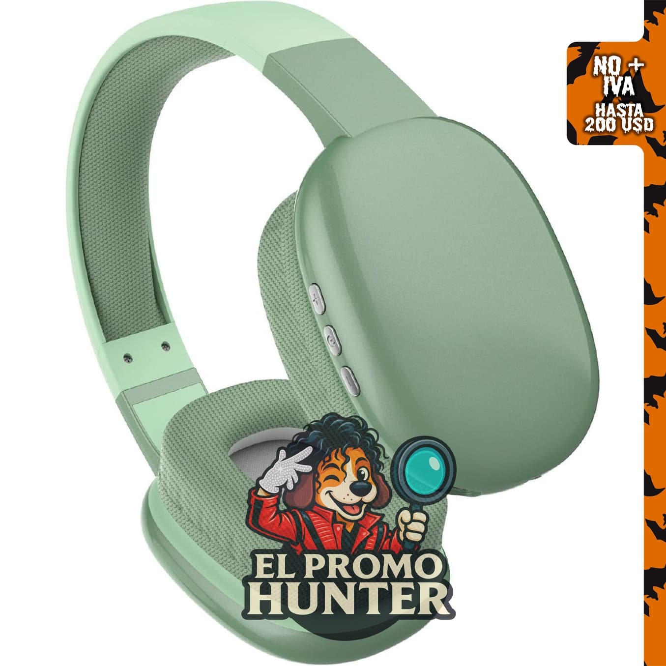 RCA Wave-56 - Auriculares inalámbricos con batería de 40 horas, audio de alta resolución y cancelación de ruido.