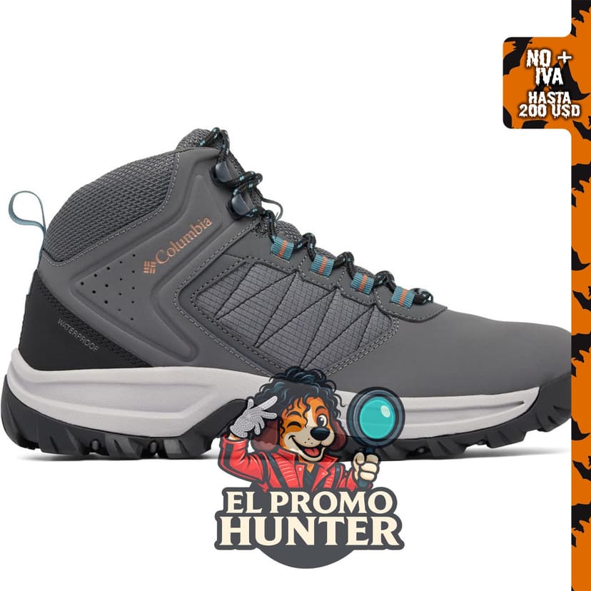 Columbia Transverse Hike impermeable para hombre, zapato de senderismo.