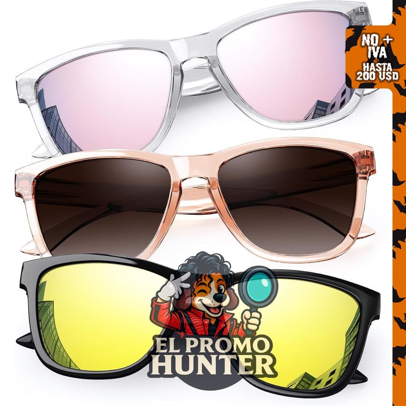 Gafas de sol para mujeres, polarizadas, estilo retro, protección UV400.