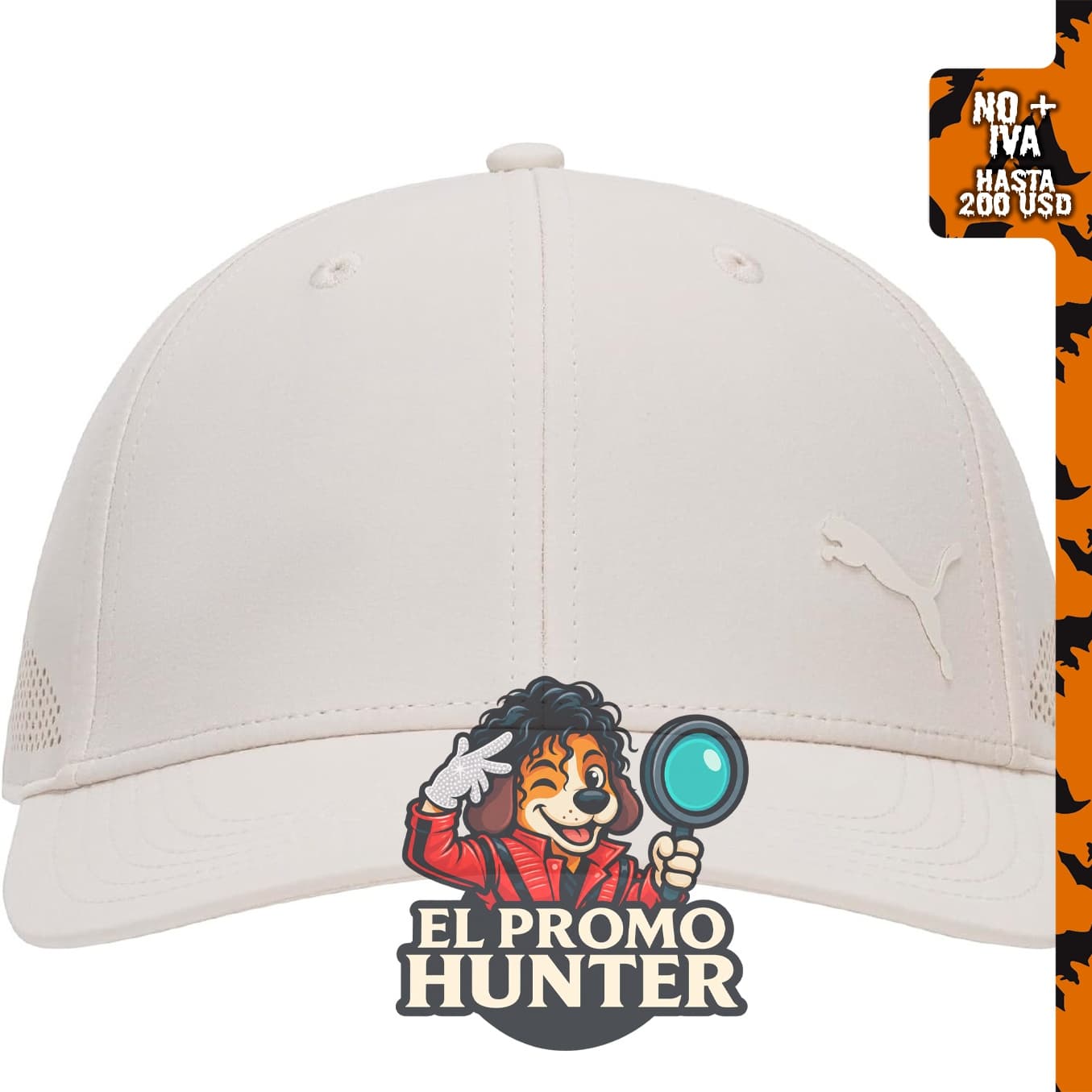 Gorra de béisbol ajustable perforada para hombre de Puma.