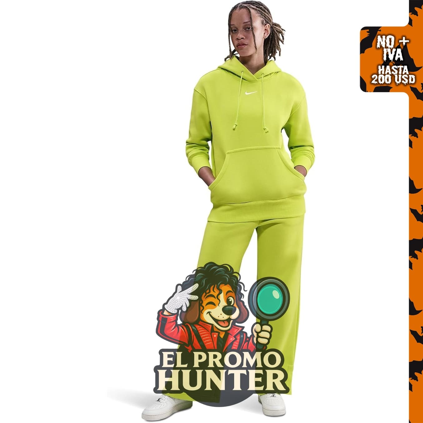 Sudadera con capucha de forro polar Nike Phoenix Sportswear para mujer.