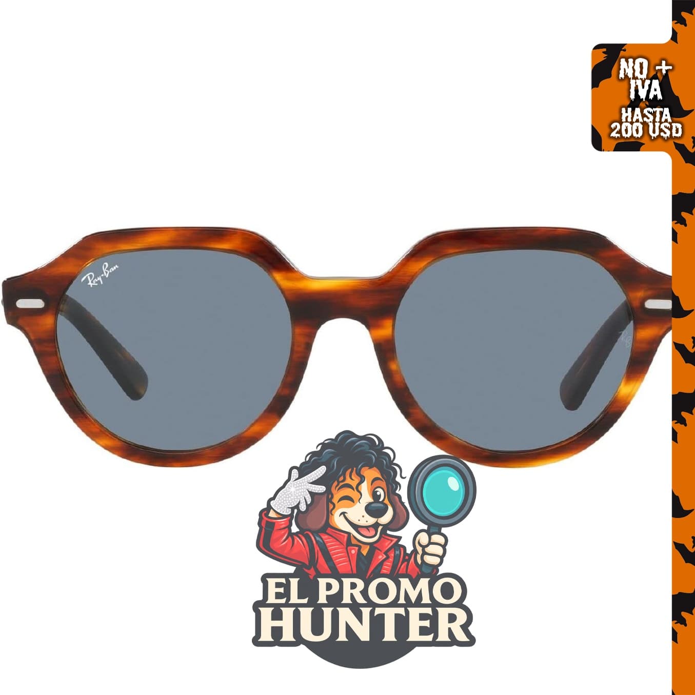 Gafas de sol cuadradas Ray-Ban Gina Rb4399 para mujer.