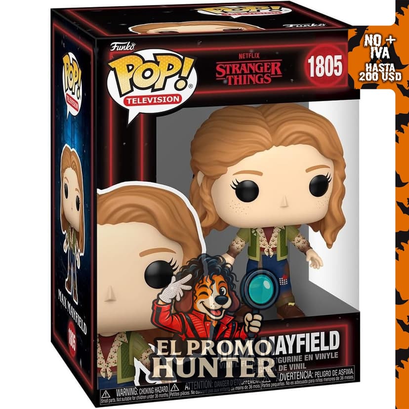 Funko POP! Televisión: Netflix Stranger Things - Max Mayfield, figura coleccionable.