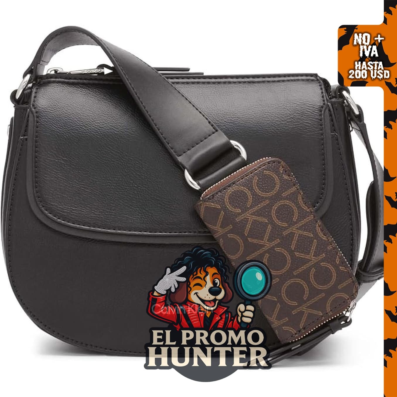 Bolso cruzado Calvin Klein Bella Novelty para mujer, diseñado para uso diario.