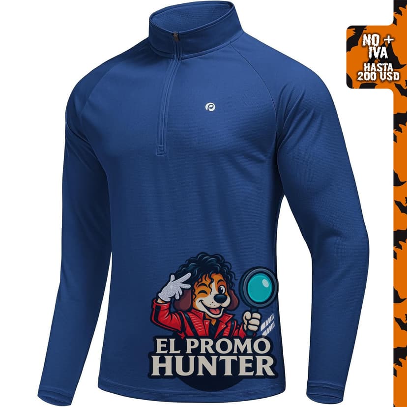 Camisas de golf atléticas con cremallera de 1/4 para hombre.
