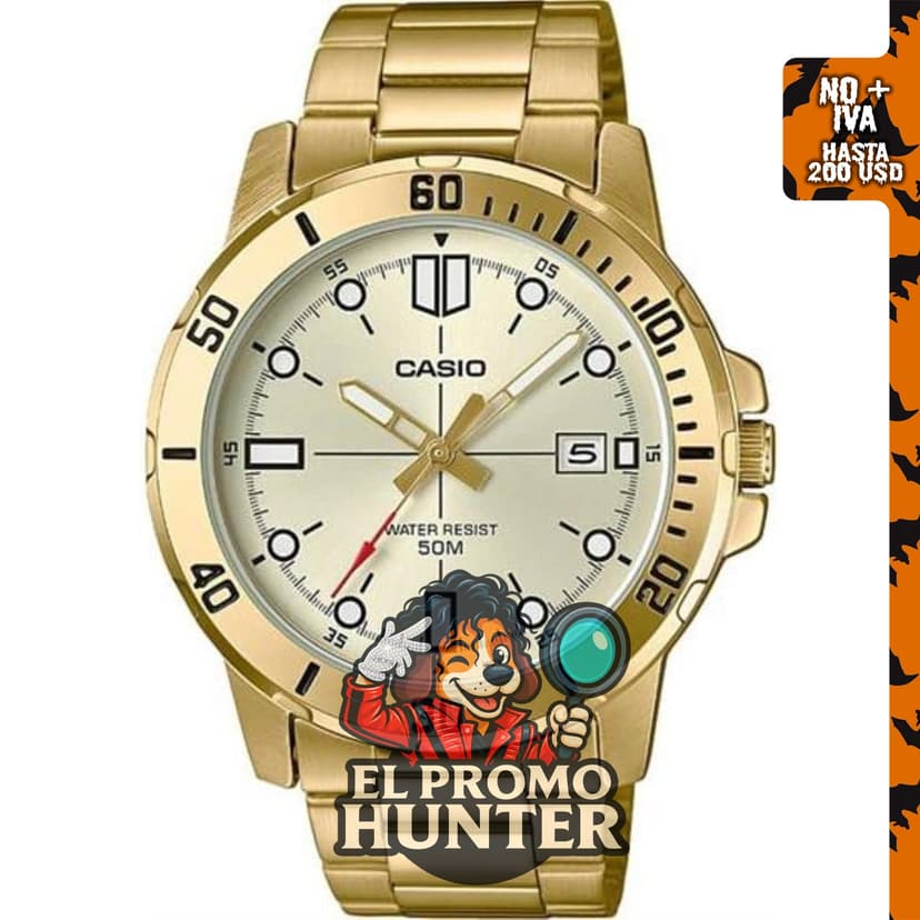Reloj analógico Casio MTP-VD01 para hombre.