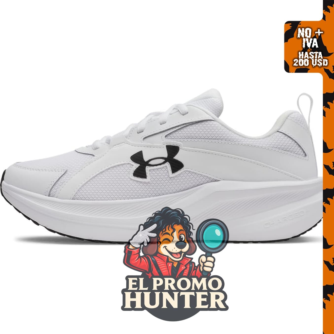 Tenis de correr Under Armour Charged+ Assert 11 para hombre.