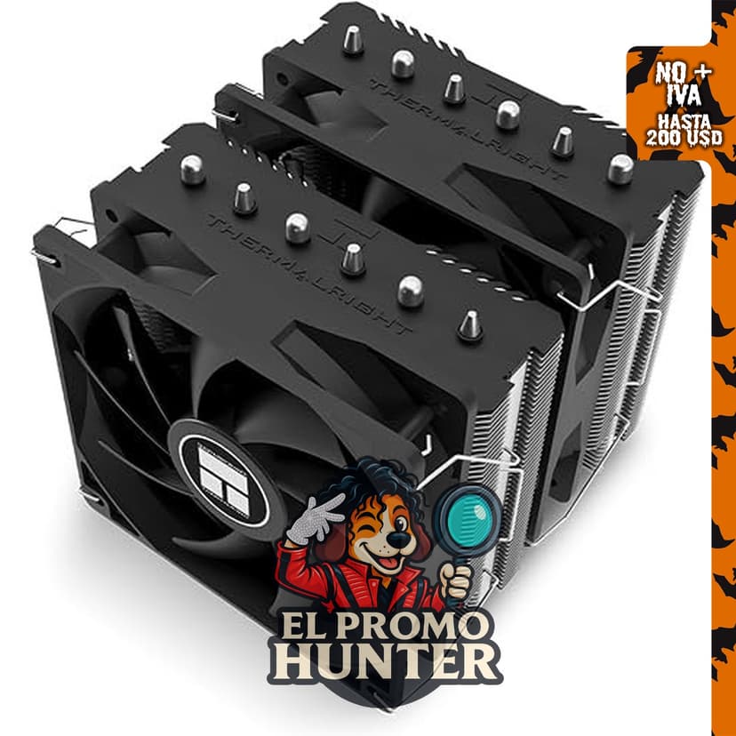 Thermalright Peerless Assassin 120 SE Extreme, enfriador de aire para CPU con 6 tubos de calor y ventiladores PWM duales.