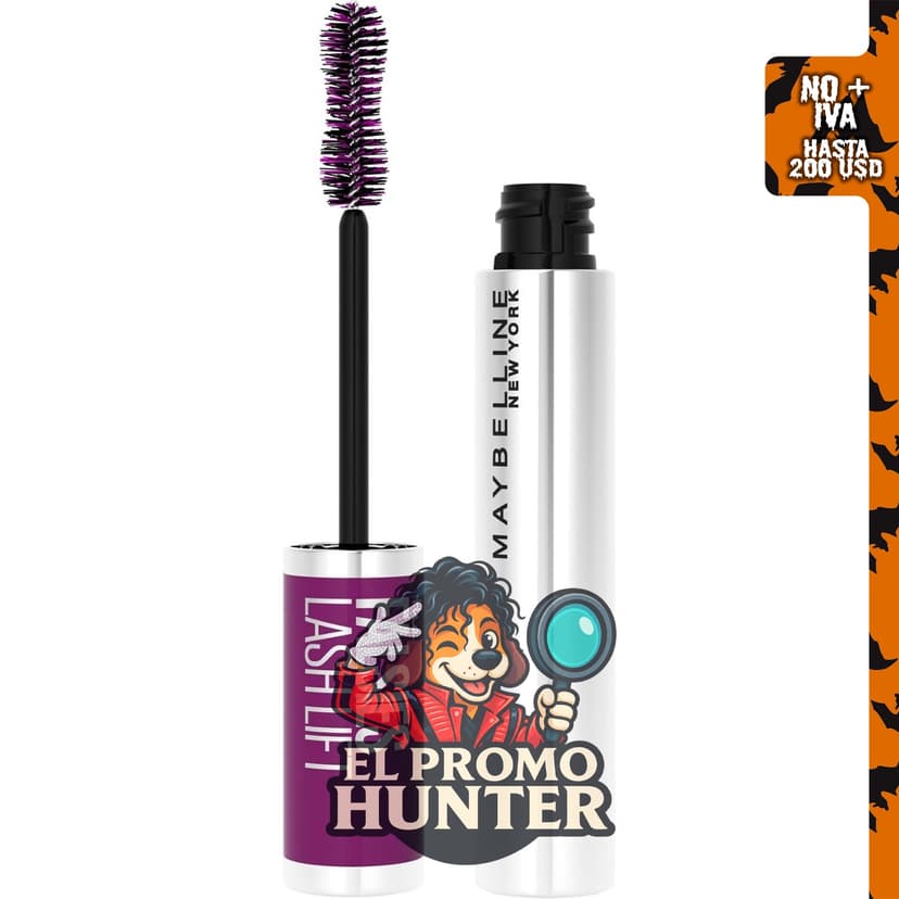 Maybelline The Falsies Lash Lift - Máscara de pestañas negra, 1 unidad.