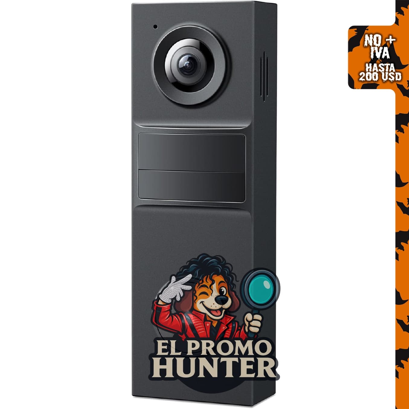 Tapo Timbre inalámbrico de video inteligente 2K D205 con vista ultra amplia.