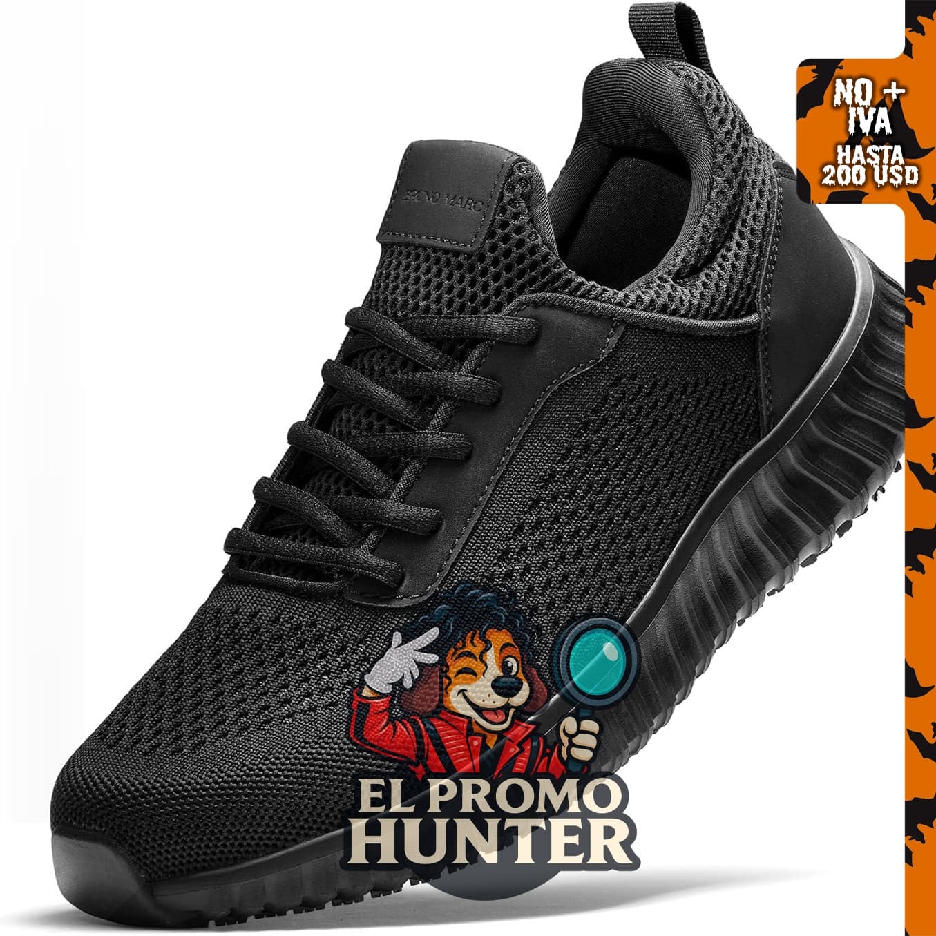Bruno Marc Zapatos de trabajo antideslizantes para hombre.