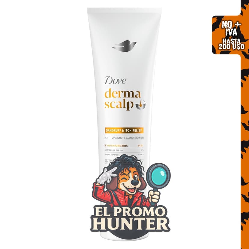 Dove Derma Scalp - Acondicionador para aliviar la caspa y la picazón, 1