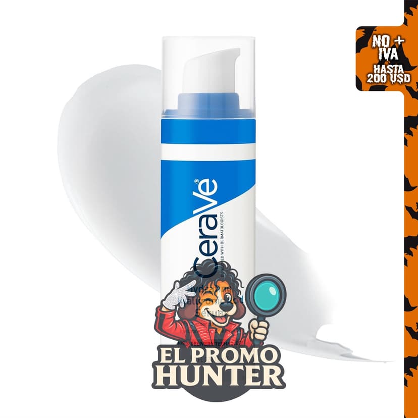 Cerave Suero de ácido hialurónico, 30 ml, con vitamina B5 y ceramidas, sin fragancia.