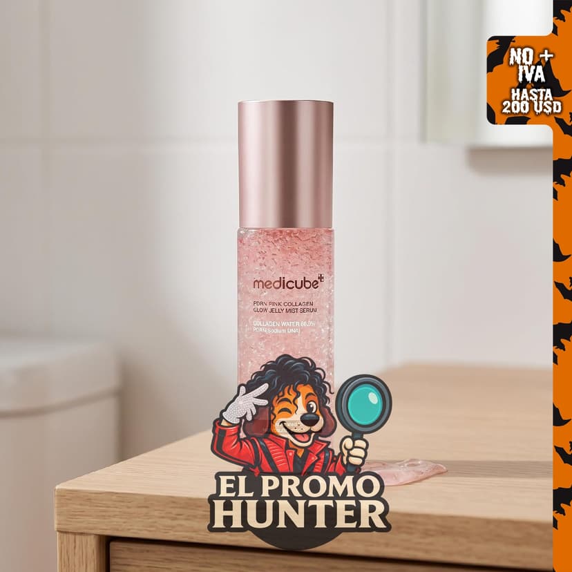 medicube Serum Jelly Mist con colágeno PDRN, bruma facial para el rostro.