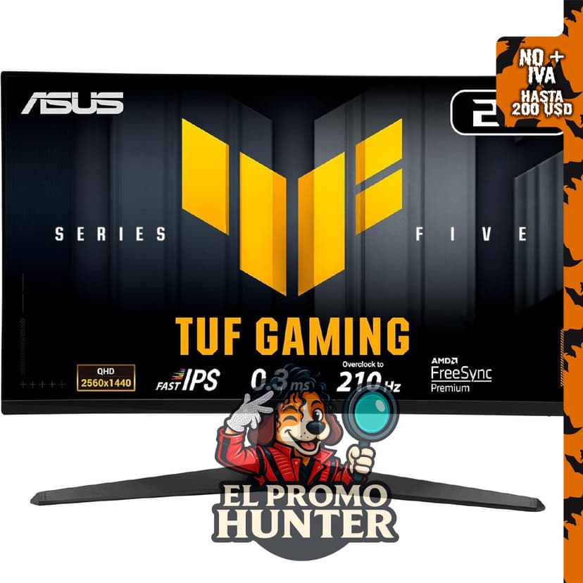 ASUS TUF Gaming VG27AQL5A Monitor G-SYNC de 27" (68.58 cm) 1440p.