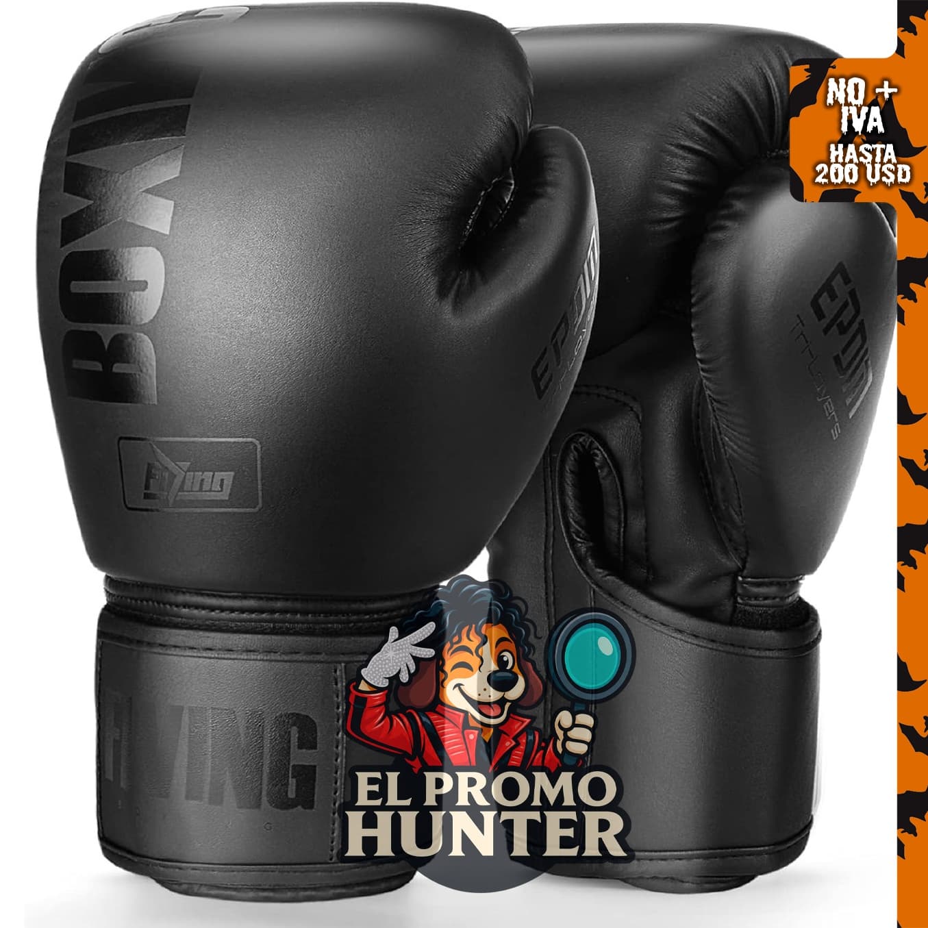 Guantes de boxeo acolchados multicapa, con palma transpirable, para entrenamiento y sparring.
