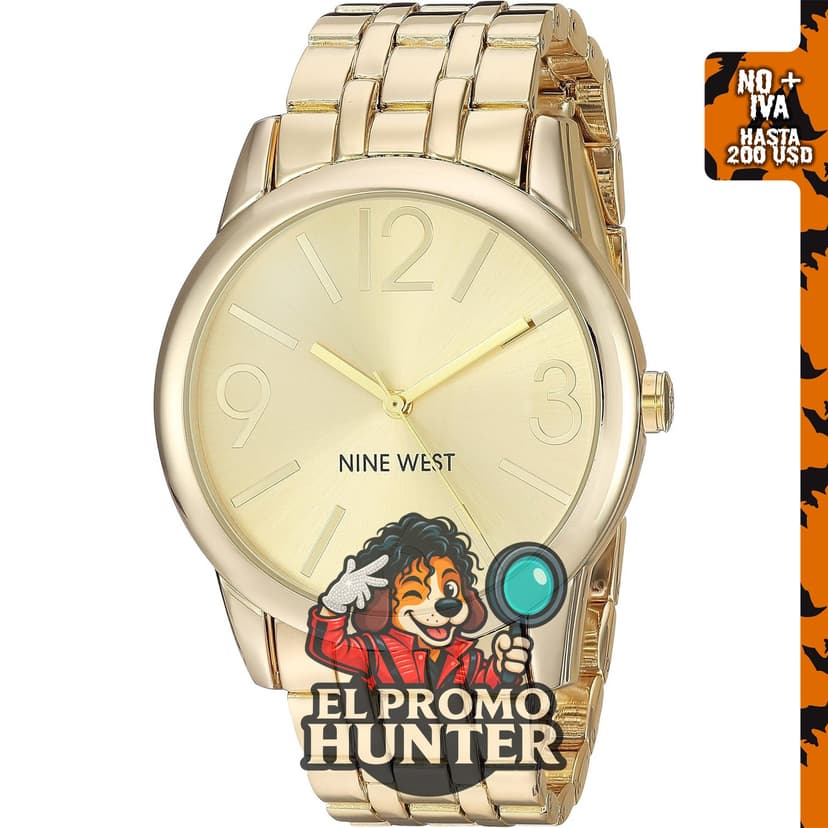 Nine West Reloj de pulsera para mujer.