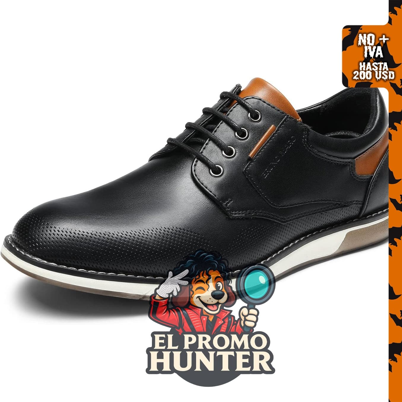 Bruno Marc Zapatillas Oxford Casual Derby para hombre.