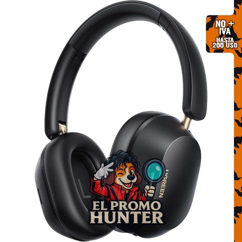 UGREEN HiTune Max5c, auriculares inalámbricos sobre la oreja con ANC híbrido.