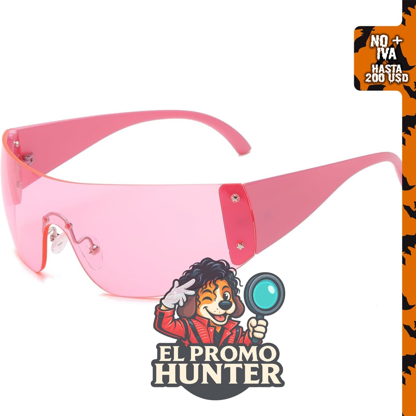 AIEYEZO Gafas de sol Y2K de gran tamaño, retro y envolventes para hombres y mujeres.