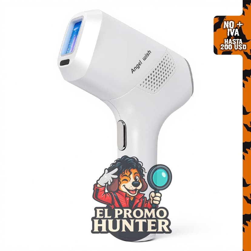 Dispositivo de depilación IPL con 999,999 flashes y función 3 en 1 para eliminar vello en cara, axilas, espalda y piernas.