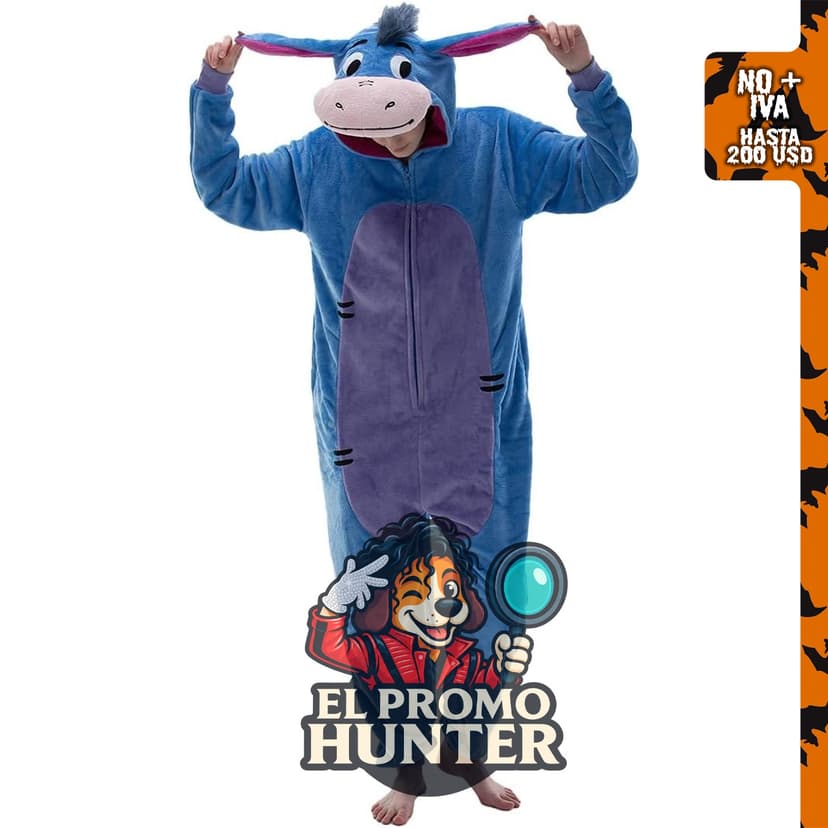 COSUSKET Snug Fit Unisex Adult Onesie Pajamas, disfraz de animal de una pieza de franela.