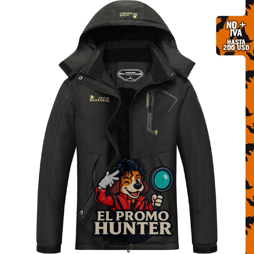 MOERDENG Chaqueta de esquí para mujer, abrigo cálido de invierno.