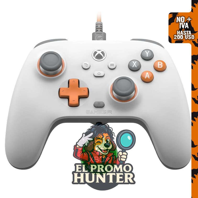 GameSir T7 Controlador por Cable con Joysticks de Efecto Hall, compatible con Xbox Series X|S, Xbox One, Windows 10/11 y Steam.