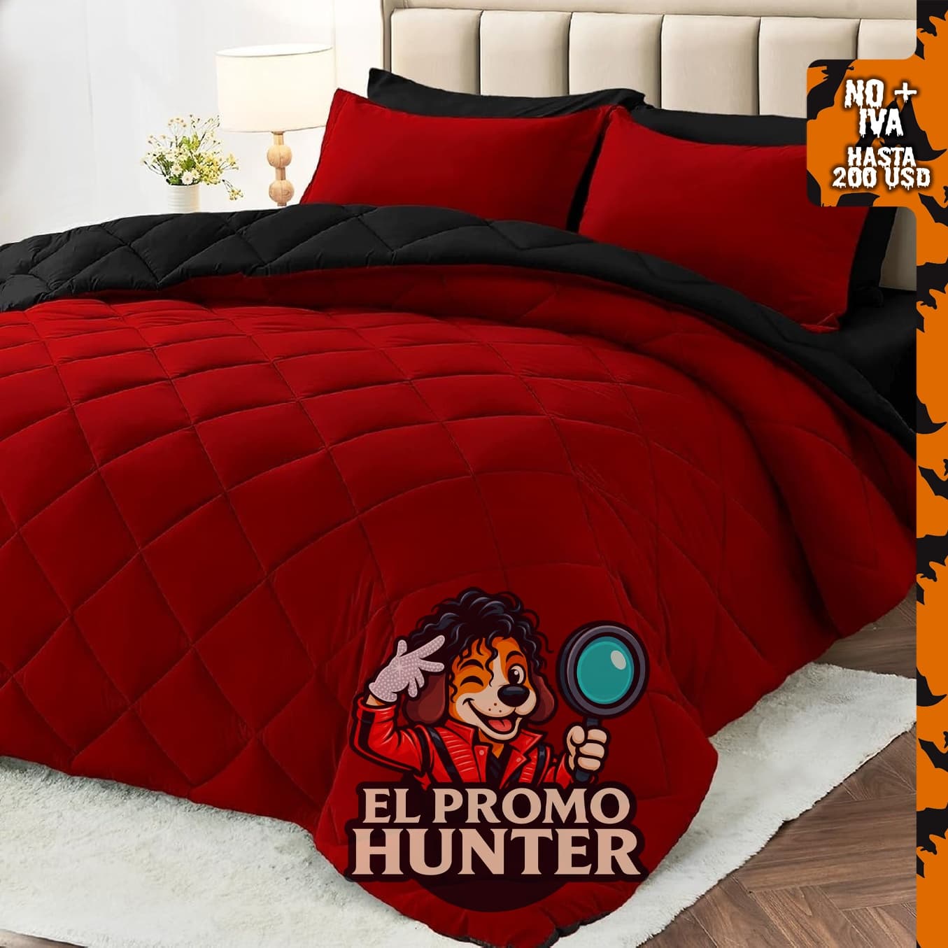 Juego de edredón Queen de 7 piezas, incluye edredón, sábana encimera, sábana bajera y fundas de almohada.