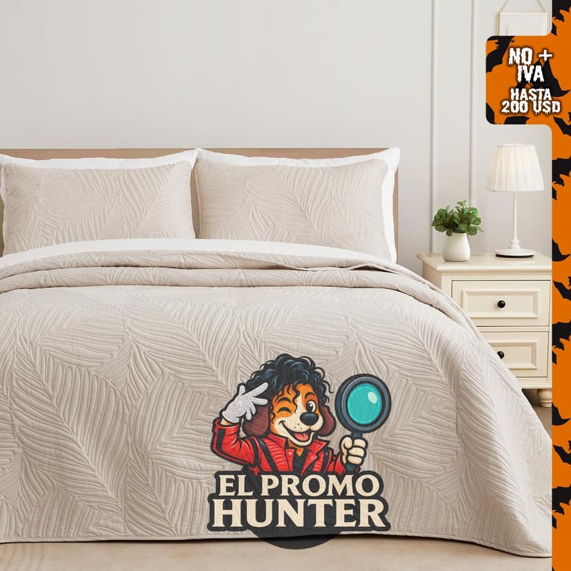 Juego de ropa de cama suave y ligero tamaño matrimonial.