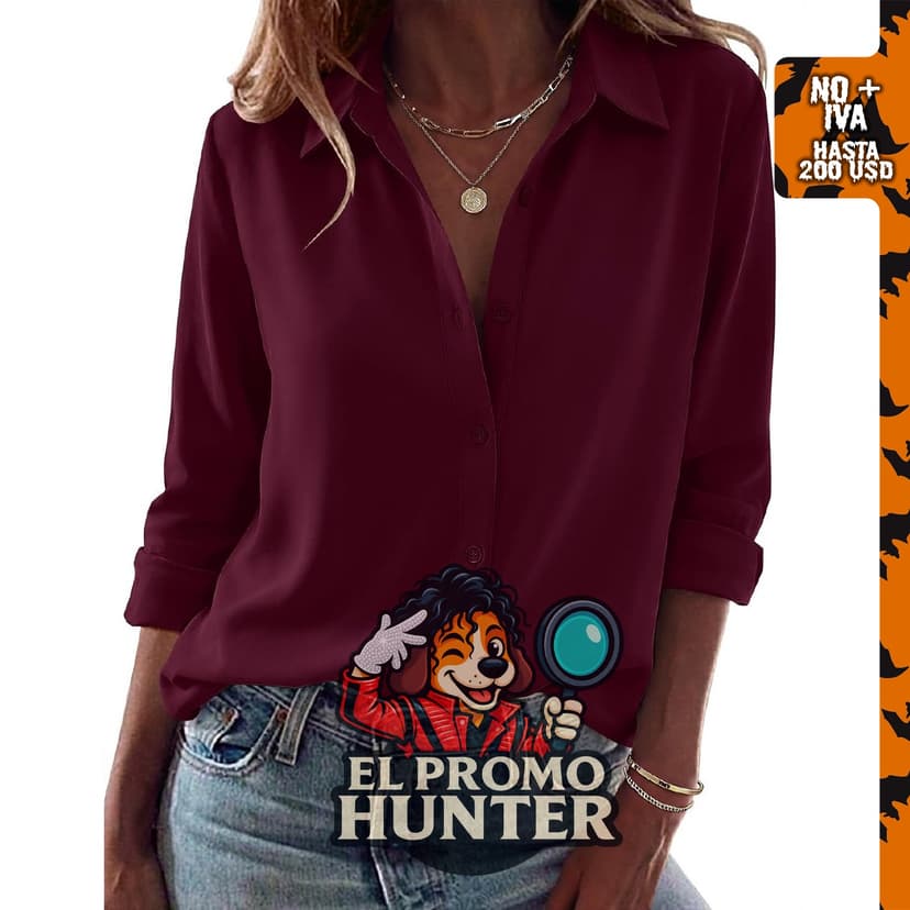 Blusas Zeagoo para mujer, camisas elegantes y casuales de manga larga.