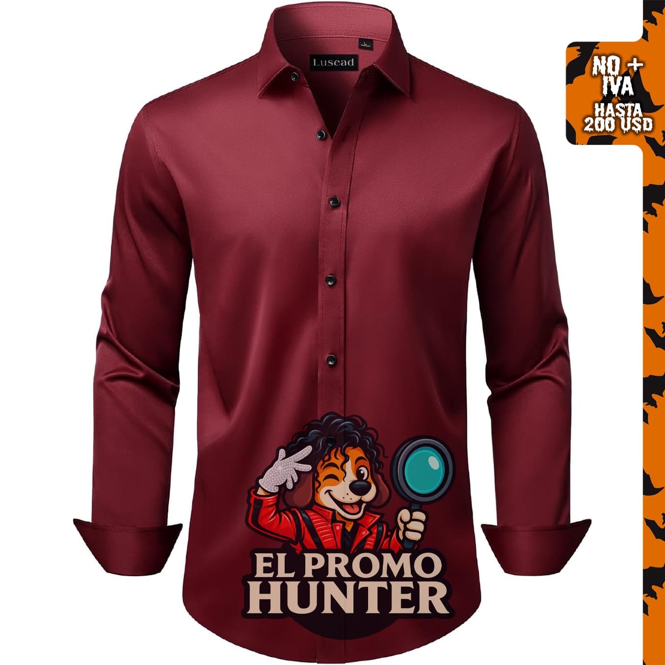 Camisa de vestir para hombre, manga larga, elástica, sin arrugas, con botones.