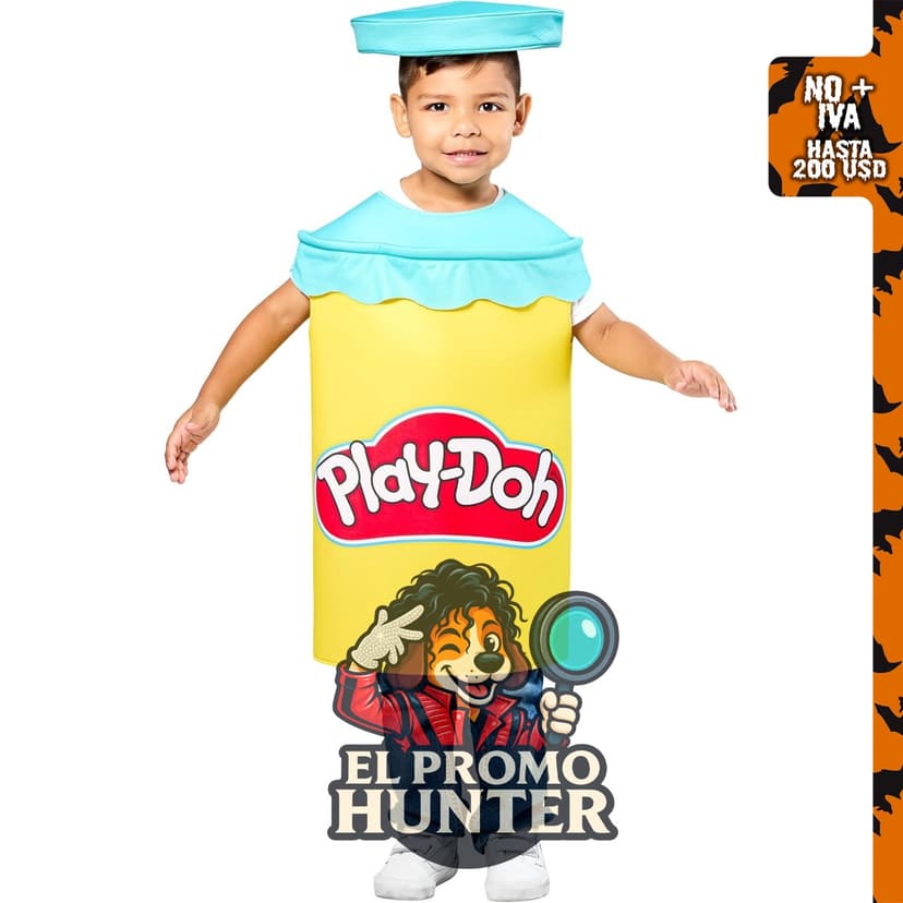 Disfraz infantil Play-doh de Rubies, diseñado para juegos de imitación.